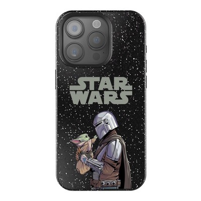 Keyscaper Star Wars Mandalorian Color Block Bling Cell Phone Case for Apple iPhone