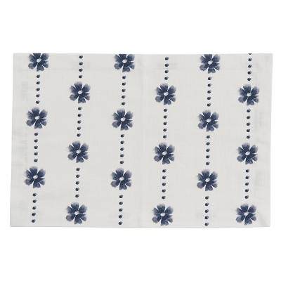 Split P Blue Daisy Placemat Set of 4