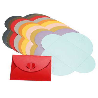 Unique Bargains Small Items Storage Greeting Note Party Blank Mini Envelope