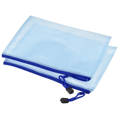 Unique Bargains PVC Waterproof Zipper Home Office Travel File Folders 6 Pcs