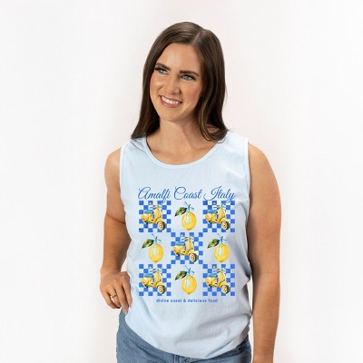 Simply Sage Market Amalfi Coast Italy Lemons Garment Dyed Tank