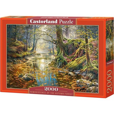 2000 Piece Jigsaw Puzzle, Reminiscence of the Autumn Forest, Nature puzzles, Adult Puzzle, Castorland C-200757-2