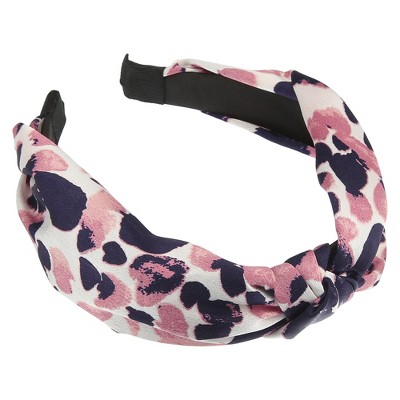 Unique Bargains Women's Fashion Leopard Knot Headband 1 Pc