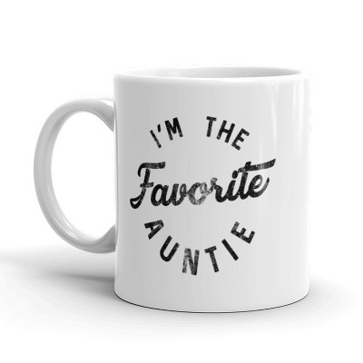 Crazy Dog Favorite Auntie Coffee Mug Funny Niece Nephew Aunt Ceramic Cup-11oz