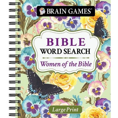 Brain Games - Large Print Bible Word Search: Women of the Bible - (Brain Games - Bible) by  Publications International Ltd & Brain Games