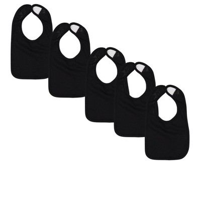 EG PRO Baby Jersey Bib – Soft Cotton Drool Bibs for Newborns & Infants – 5 Pack