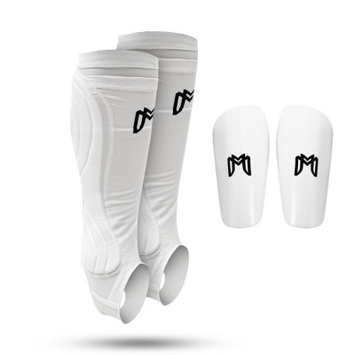 MediCaptain Soccer Shin Guard Sleeves with Padded Protection