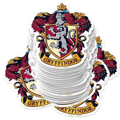 Harry Potter Gryffindor Crest 100ct Vinyl Large Deluxe Stickers Variety Pack