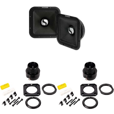 Kicker ST-Series PA ST3TW 1" Bullet Tweeter & ST9MR4 9" Mid Range Bundle ( 2 tweeters )