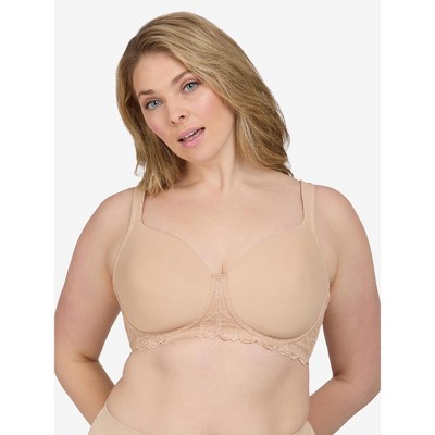 Leading Lady Women's The Zoey – Lace Band Molded Wireless T-Shirt Bra (5139)
