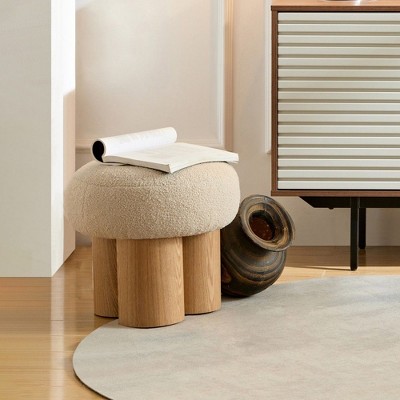 NicBex Stools,Accent Stool with Soft Seat for Bedroom,Living Room,Entryway
