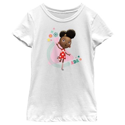 Girl's Ada Twist, Scientist Pose T-Shirt