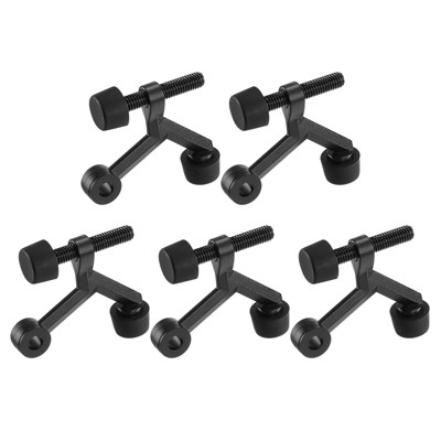 Unique Bargains Zinc Alloy Adjustable Rubber Bumper Tips Door Stopper