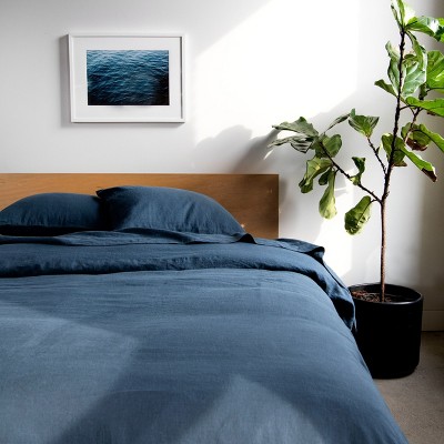 100% French Linen Duvet Cover & Sham Set | BOKSER HOME