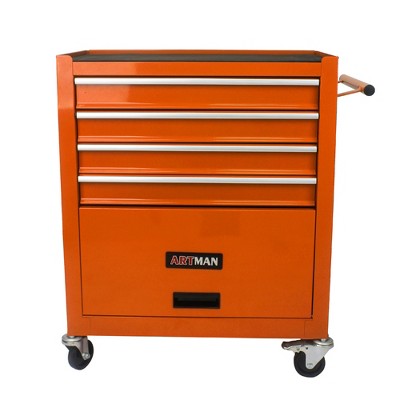 VASIP 4-Drawer Tool Cart with Wheels, Multifunctional,Organized Storage ,for Garage, Home & Workshop,Blue