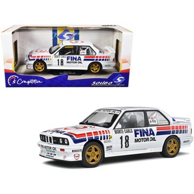 BMW E30 M3 Gr.A #18 Marc Duez - Alain Lopes "Rally Monte-Carlo" (1989) "Competition" Series 1/18 Diecast Model Car by Solido