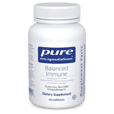 Pure Encapsulations Balanced Immune - Joint, Gastrointestinal and Thyroid Function Support - 60 Capsules