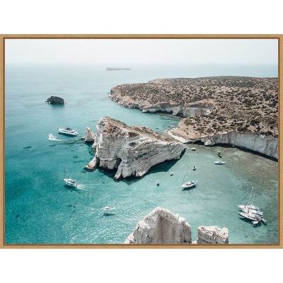 Amanti Art Enchanted Kleftiko by Bella Eve Canvas Wall Art Print Framed