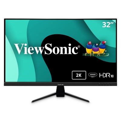 Manufacturer Refurbished - ViewSonic VX3267U-2K 32 Inch 1440p IPS Monitor with 65W USB C  (CR)