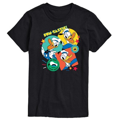 Men's - Disney - Donald Duck Sticker Look Short Sleeve Graphic T-Shirt