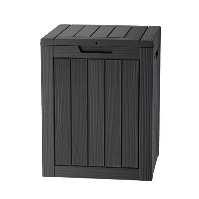 Chic Crate - 18.11'' W 28 Gallons Water Resistant Resin Lockable Deck Box