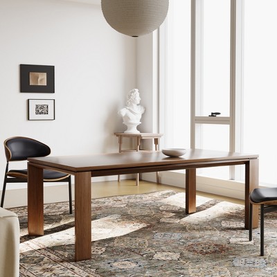 Luck Live 62.99 in. medieval modern style dining table, suitable for 6-8 people