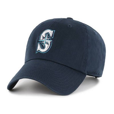 MLB Seattle Mariners Clean Up Hat: Team Logo Adjustable Baseball Cap
