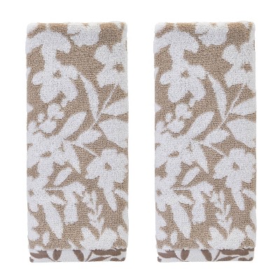 SKL Home 2pk Bedford Floral Hand Towel Set
