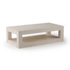 Plank+Beam 48" Modern Rectangular Coffee Table with Shelf, Solid Wood Table with Storage - 2 of 4