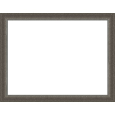 Amanti Art Domus Dark Silver Framed Dry Erase Magnetic Board