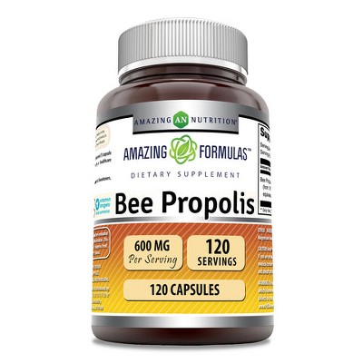 Amazing Formulas Bee Propolis 600 Mg 120 Capsules