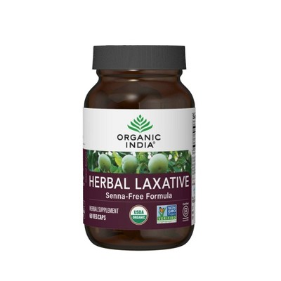 Organic India Herbal Laxative Digestive Capsules - 60ct