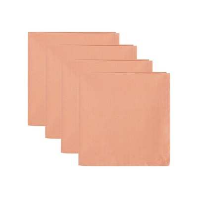 Design Imports Cotton Napkin Set/4, Muted Clay