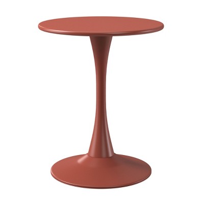 WestinTrends Playa 23.5" Round Outdoor Indoor Metal Cocktail Dining Table