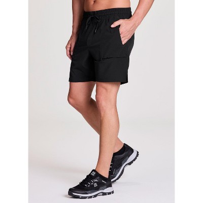 Avalanche Men's Ripstop Fabric 7" Inseam Hiking Basketball Short with Zipper Pockets