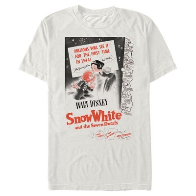 Men's Snow White and the Seven Dwarfs Millions Will See It 1944 Poster T-Shirt