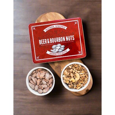 DMSnacks Gourmet Nuts Gift Tin  3 Adult-Inspired Flavors, Slow-Roasted Mixed Nuts, Premium Nut Gift Box for Snacking, Gifting & Entertaining