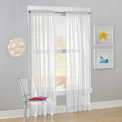 No. 918 Sheer Calypso Voile Rod Pocket Curtain Panel