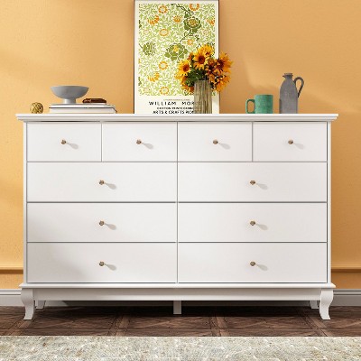 Famapy 10 Drawers Dresser With Round Handles