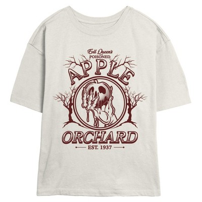 Juniors Disney Evil Queen Poisoned Apple Orchard T Shirt
