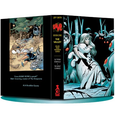 Bone Deluxe Edition Part One: The Valley - (Bone Reissue Graphic Novels (Hardcover)) by  Jeff Smith (Paperback)