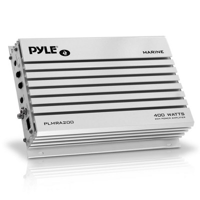 2-Channel Marine Amplifier for Boats with Waterproof Design, + High-Performance Sound, Compact Size