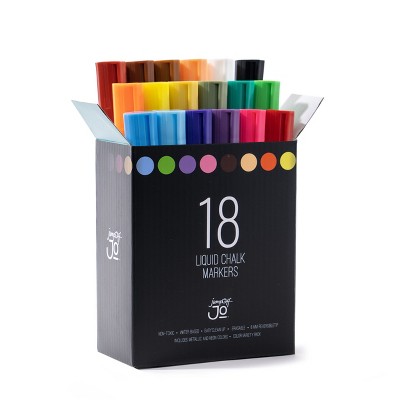JumpOff Jo – Liquid Chalk Markers – Reversible Chisel and Round Tip – Multi Color