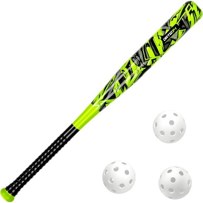 Ortiz34 Bat & Ball Set - Graffiti Plastic Bat & Ball Homerun Set- David Ortiz Backyard Baseball Set for Youth, Kids, Teenagers, Adults