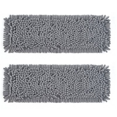 True & Tidy Mop Pad Replacement for Sweep-180 Heavy Duty Wet and Dry Sweeper Mop - 2pc