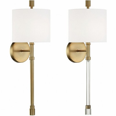 Crystorama Lighting Rachel 1 - Light Sconce in  Vibrant Gold
