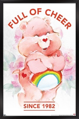 Trends International Care Bears - Full of Cheer Framed Wall Poster Prints