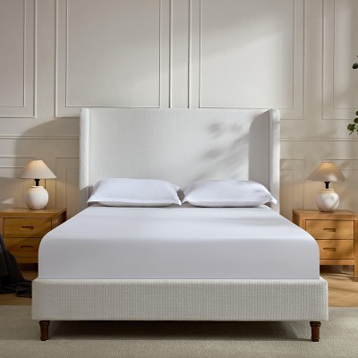 Sapphtopaz Bed Frame Tall Headboard Upholstered Bed Frame with Headboard Sleigh Bed Bedroom Furniture, No Box Spring Needed