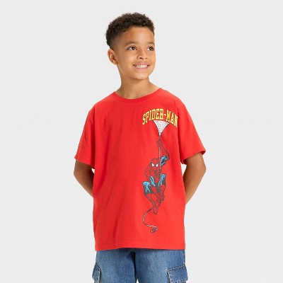 Boys' Spider-Man Short Sleeve Graphic T-Shirt - Red