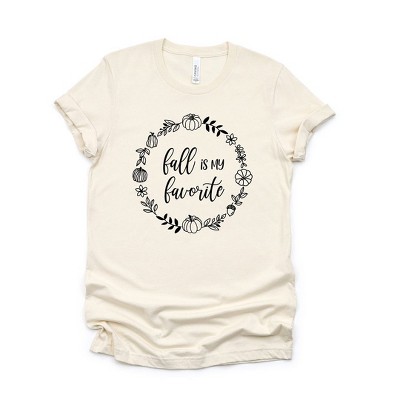 Simply Sage Market Women's Fall Is My Favorite Circle Short Sleeve Graphic Tee